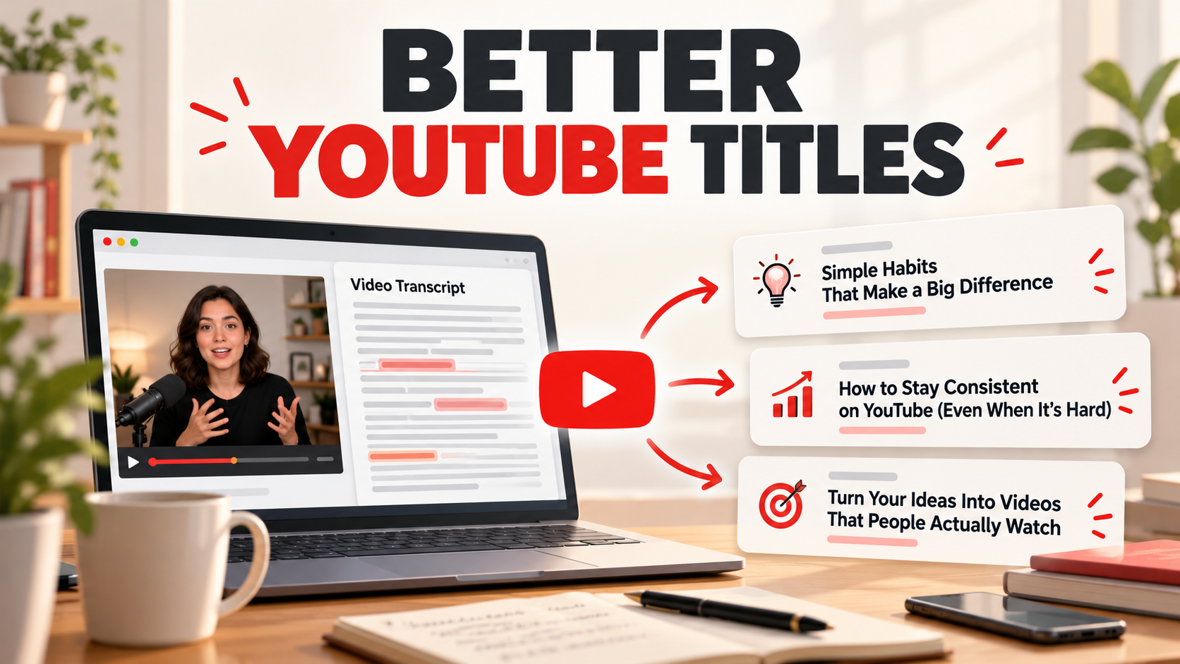 How to Write Better YouTube Titles With Your Video Transcript